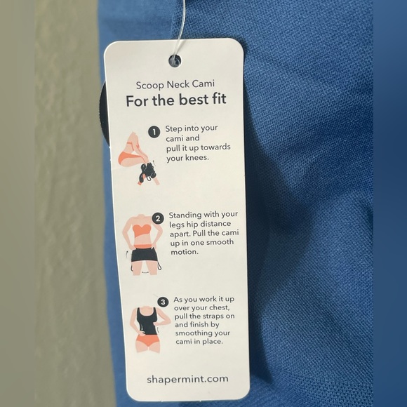 New with Tags Shapermint Essentials All Day Every Day Scoop Neck Cami - Picture 6 of 6